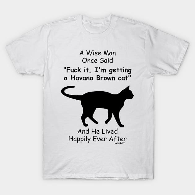 Funny Havana Brown cat Gift for Men T-Shirt by Khang_Vu